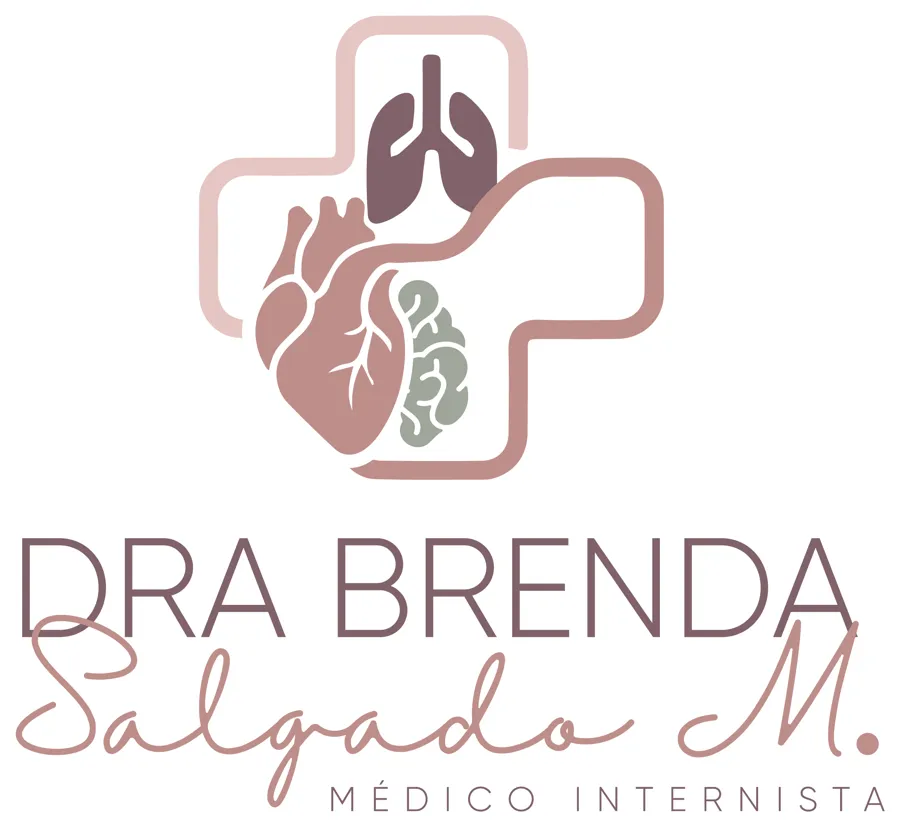 Firma: logotipo de Dra. Brenda Salgado Mazón, médico internista